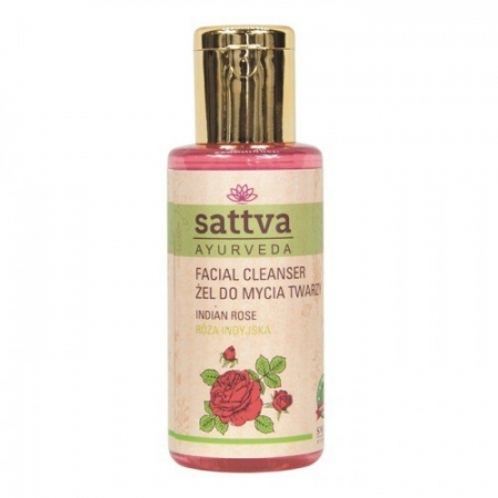 SATTVA AYURVEDA Żel do mycia twarzy Róża Indyjska 100ml